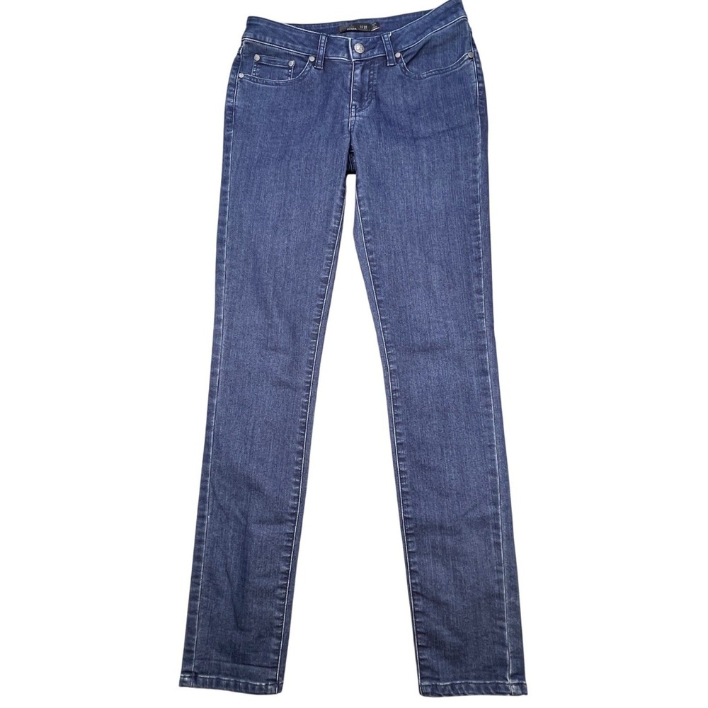 Prana Blue Kara Straight Leg Denim Jeans Women 0